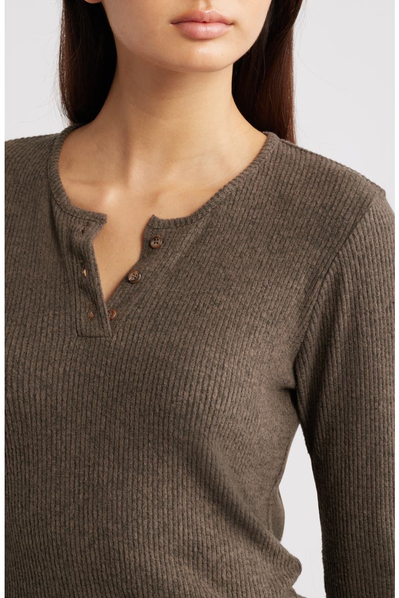 The Cameron Rib Henley, Alternate, color, OLIVE