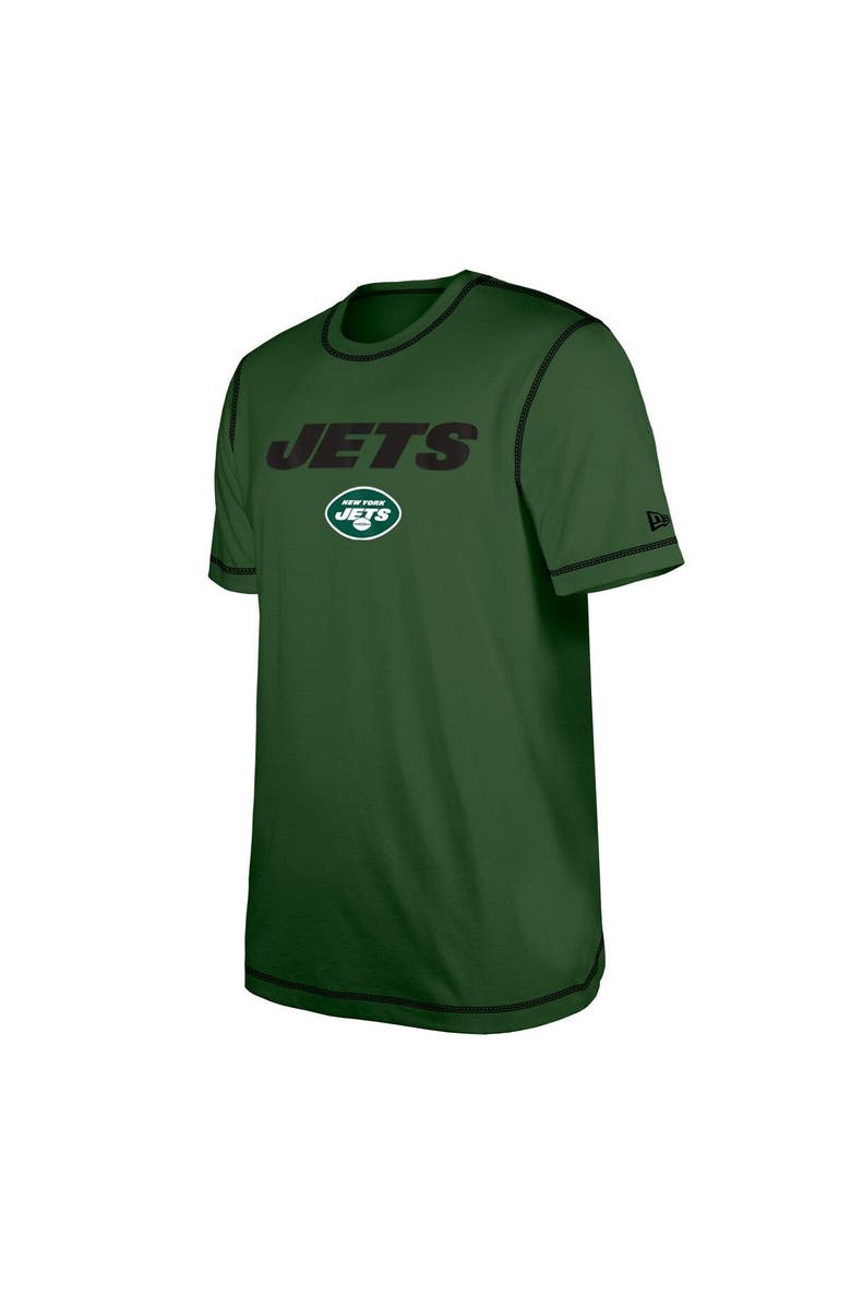 New Era Men's New Era  Green New York Jets Third Down Puff Print T-Shirt, Alternate, color, 