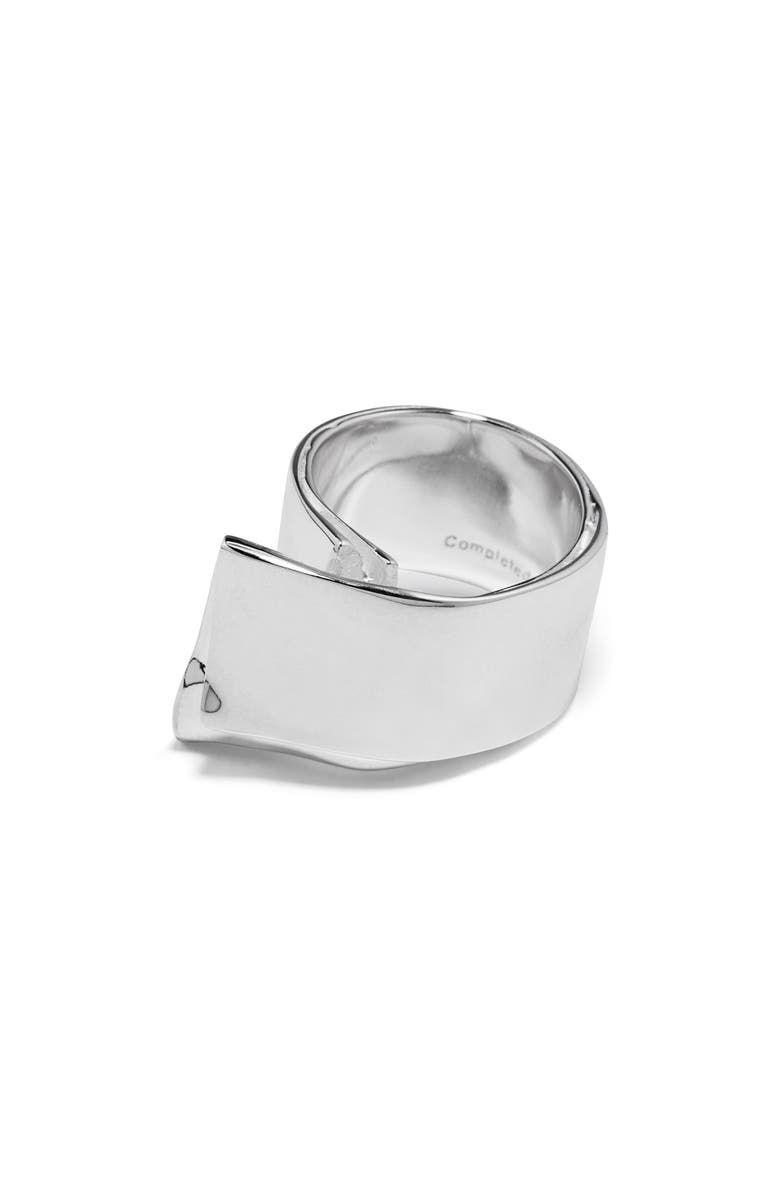 COMPLETEDWORKS Draped Fold Ring, Alternate, color, Silver Plated