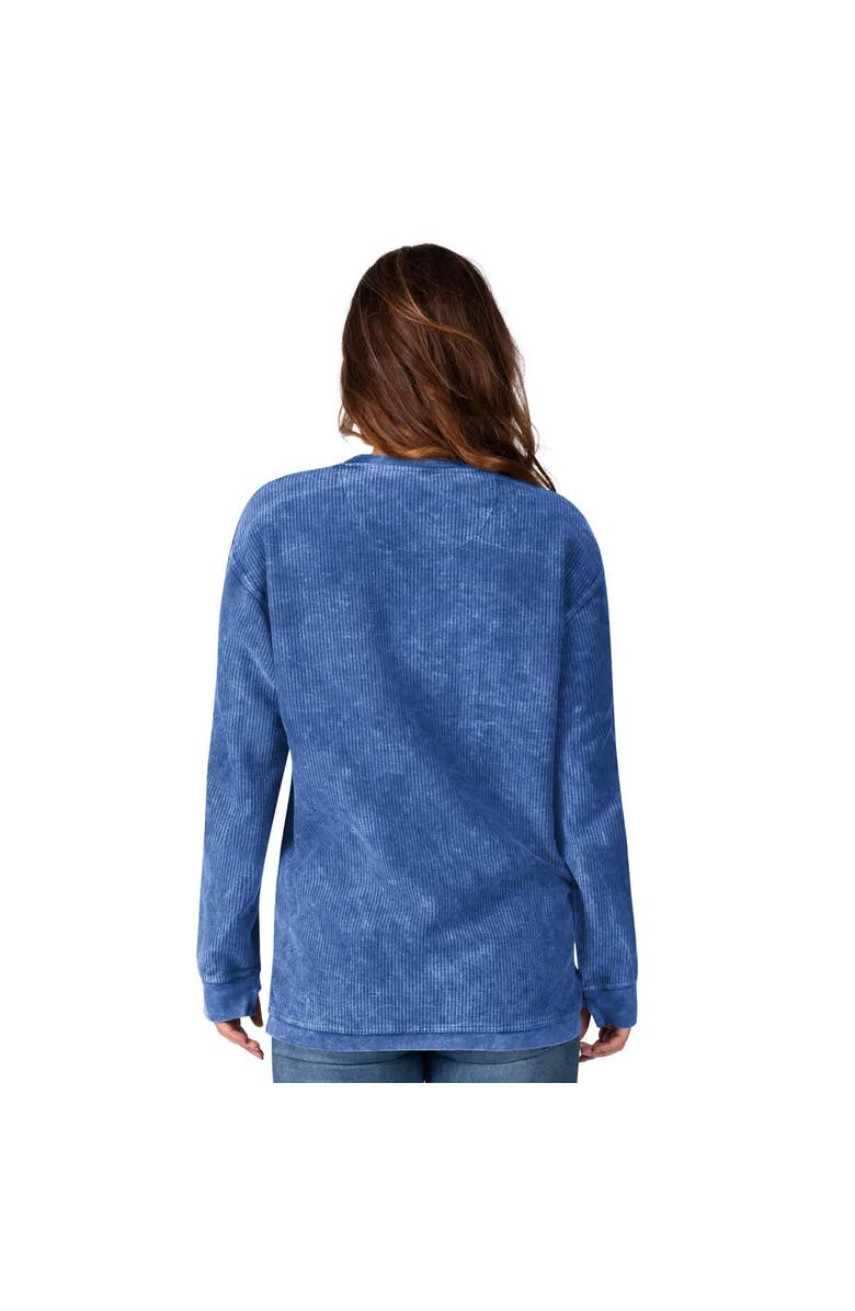 G-III 4HER BY CARL BANKS Women's G-III 4Her by Carl Banks Royal Kansas City Royals Comfy Cord Pullover Sweatshirt, Alternate, color, Royal