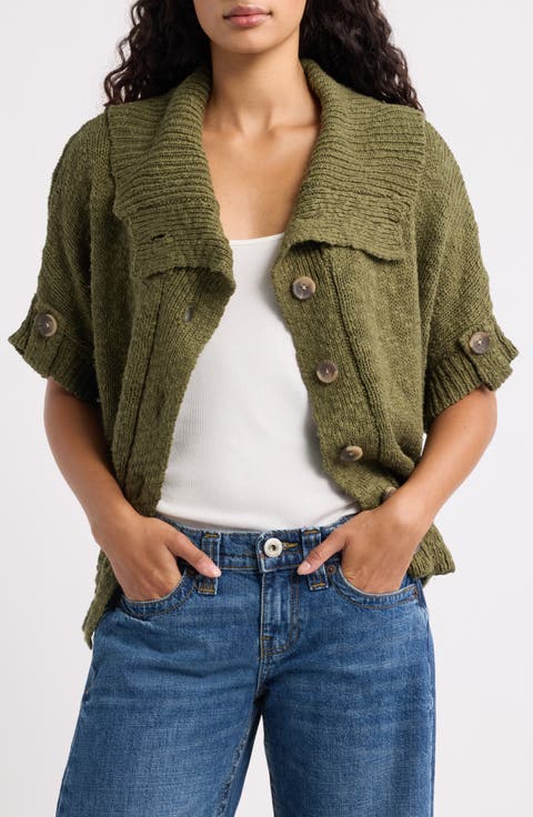 Batwing Peacoat Cardigan