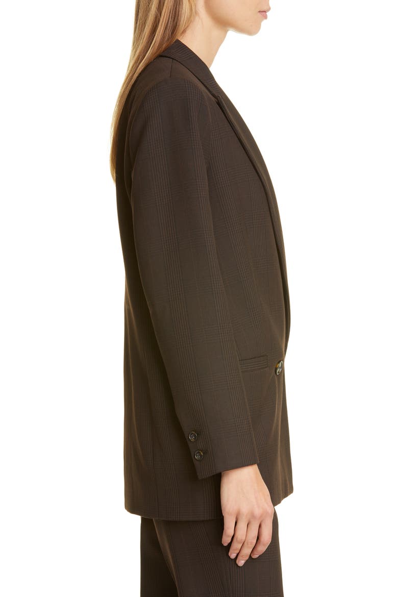 Check Suiting Blazer, Alternate, color, MOLE