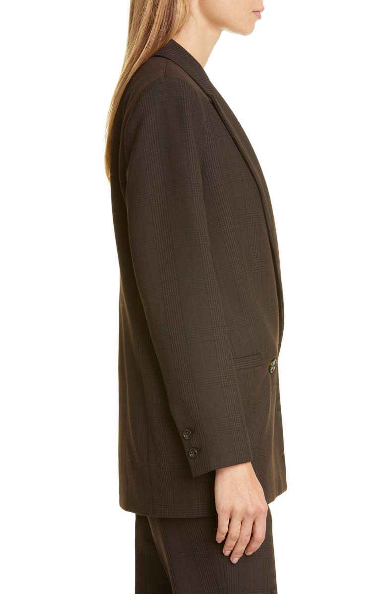 Ganni Check Suiting Blazer, Alternate, color, 