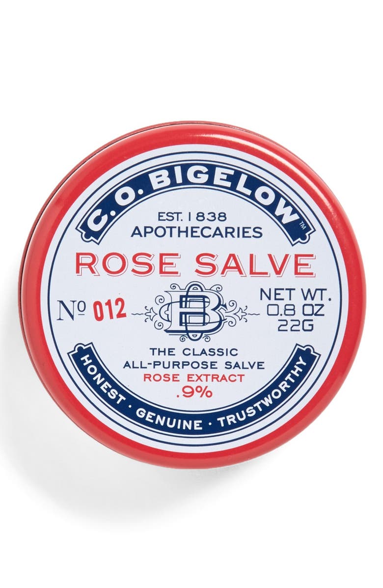 C.O. Bigelow No. 012 Rose Salve Lip Balm, Main, color, 