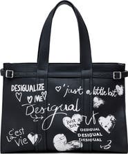 Desigual Faux Leather Tote