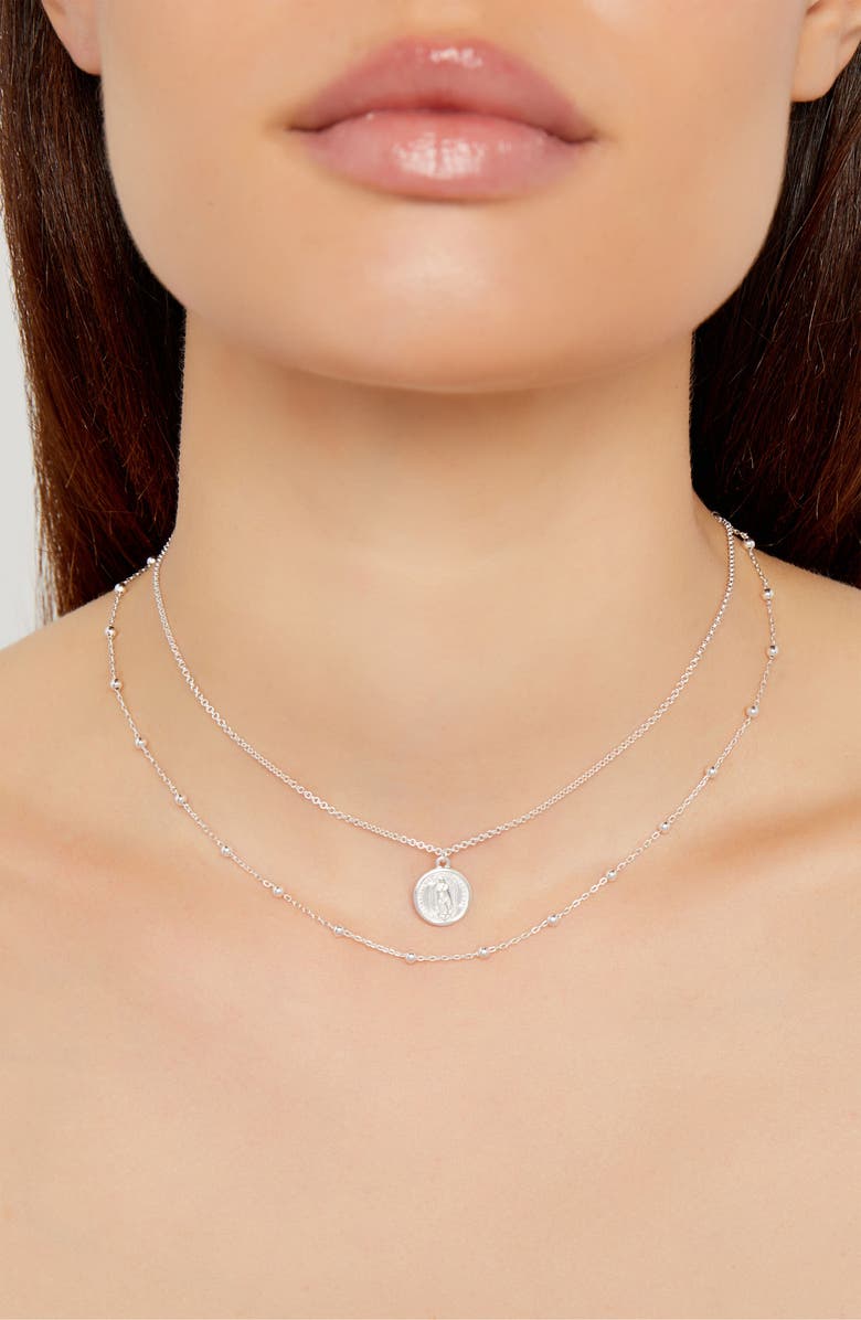 Argento Vivo Sterling Silver Argento Vivo Guadalupe Multistrand Necklace, Alternate, color, 