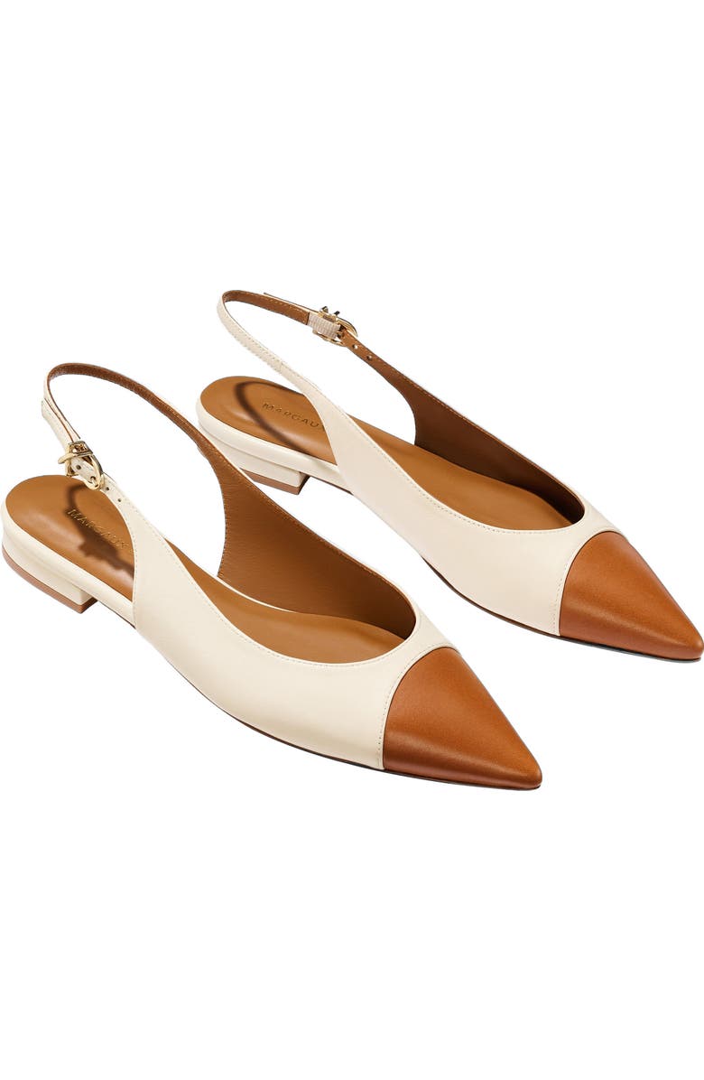 MARGAUX The Elise Cap-Toe, Alternate, color, Cotton And Saddle Nappa