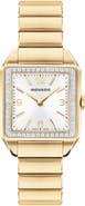 Movado The Heritage 1917 Lab Grown Diamond Bezel Bracelet Watch, 25mm x 34mm