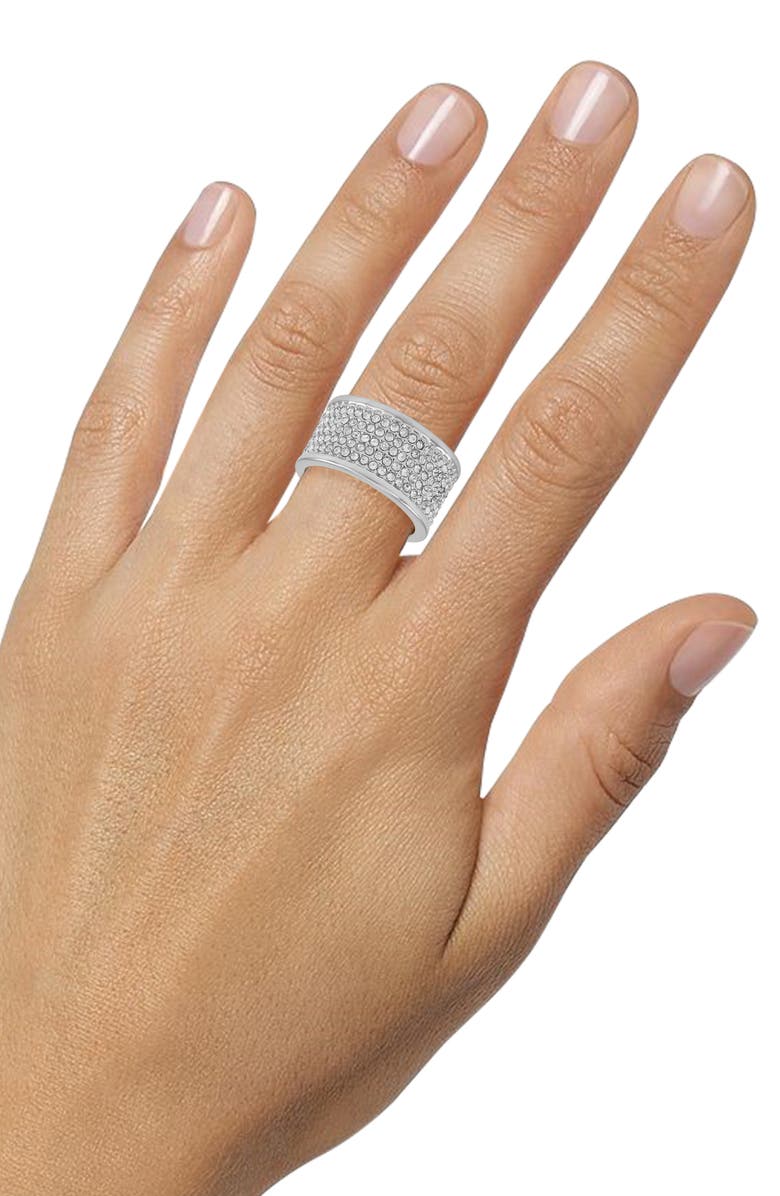Vince Camuto Pavé Crystal Band Ring, Alternate, color, 