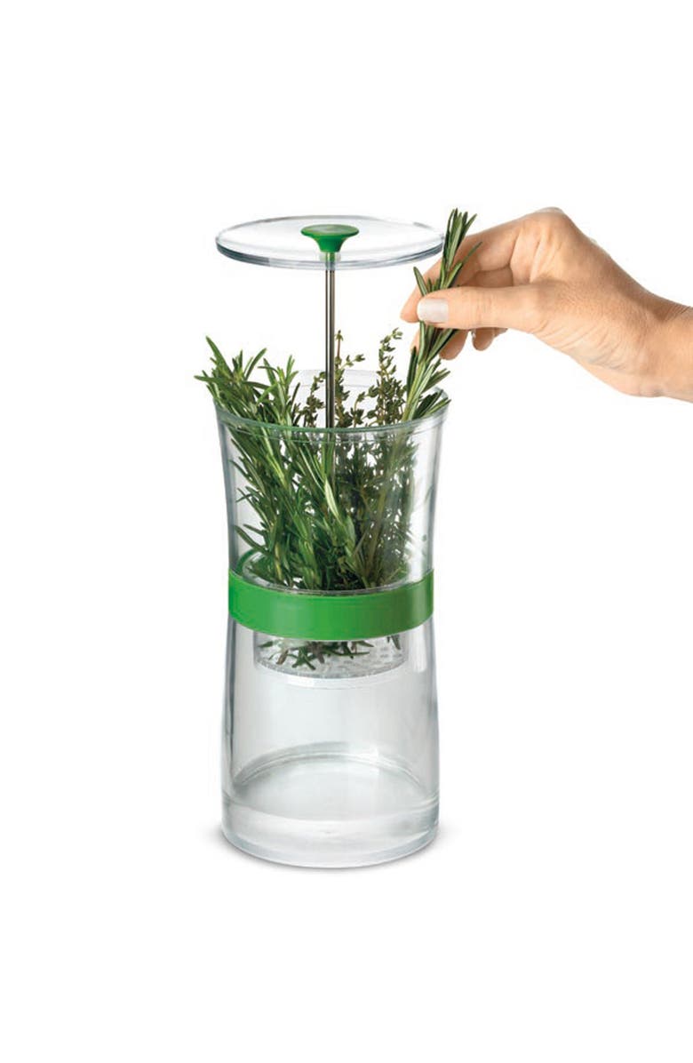 CUISIPRO Original Herb Keeper Keeps Herbs Fresh Storage Container, Alternate, color, Green