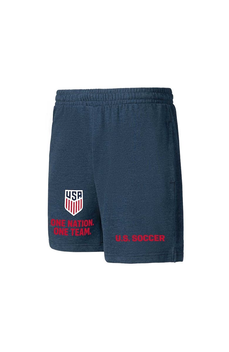 CONCEPTS SPORT Men's Concepts Sport  Navy USMNT Multi-Logo Shorts, Main, color, 
