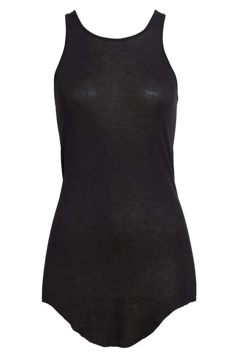 Basic Rib Cotton Tank, Alternate, color, BLACK