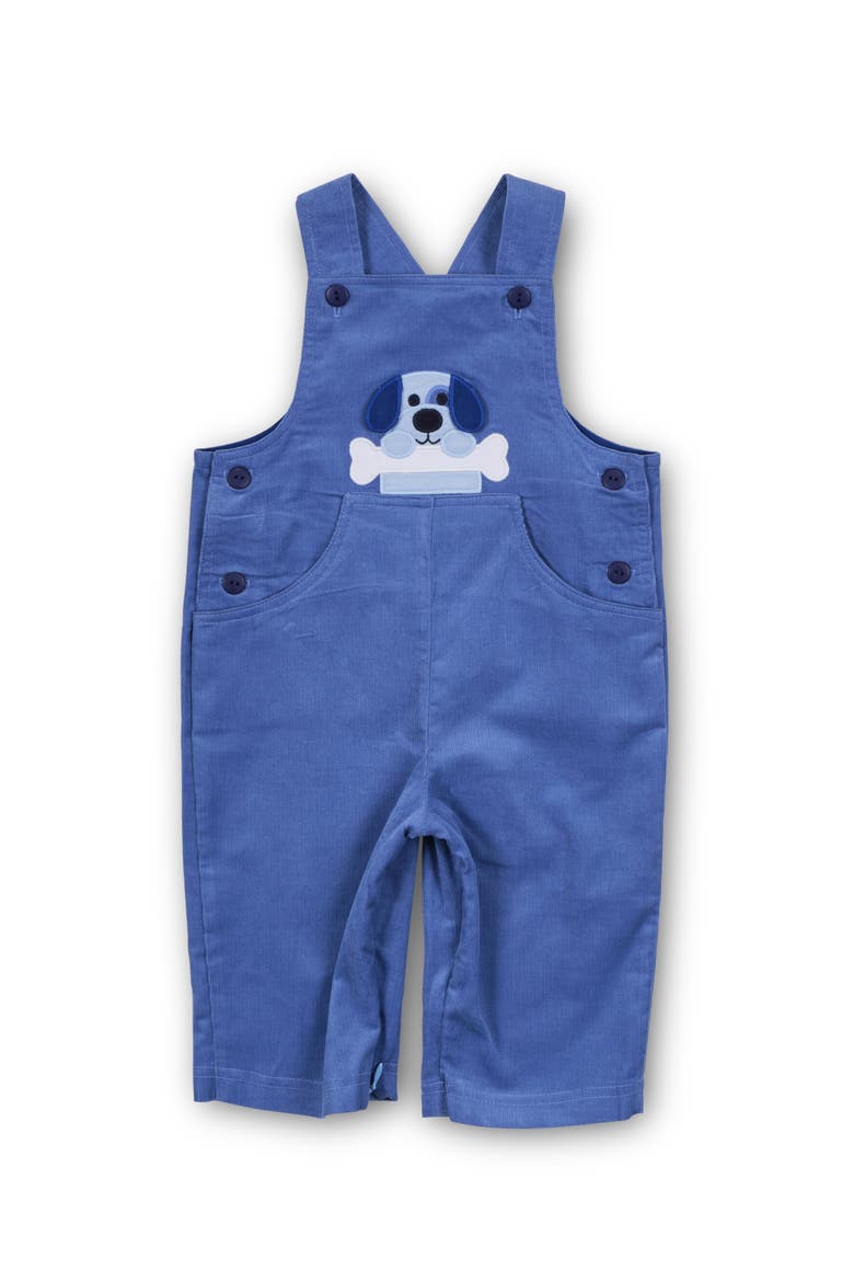Corduroy Longall With Dog & Bone, Main, color, Tricolor Blue
