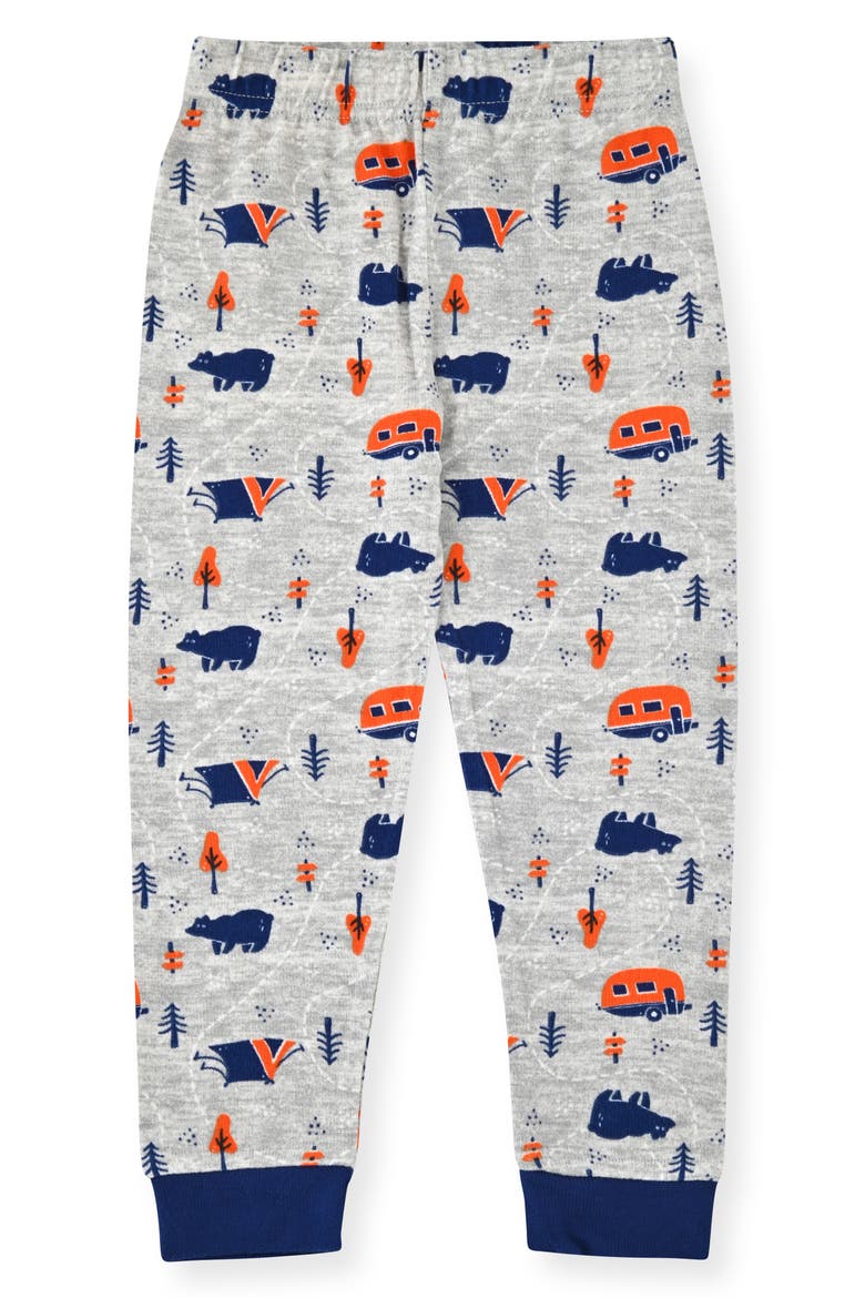 Kids' Camper Two-Piece Pajamas & Socks Set, Alternate, color, GRAY