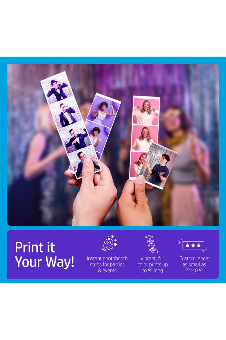 Sprocket Portable Photo Printer, Bluetooth Wireless Instant 2x3 Prints for iOS & Android, Alternate, color, Pink