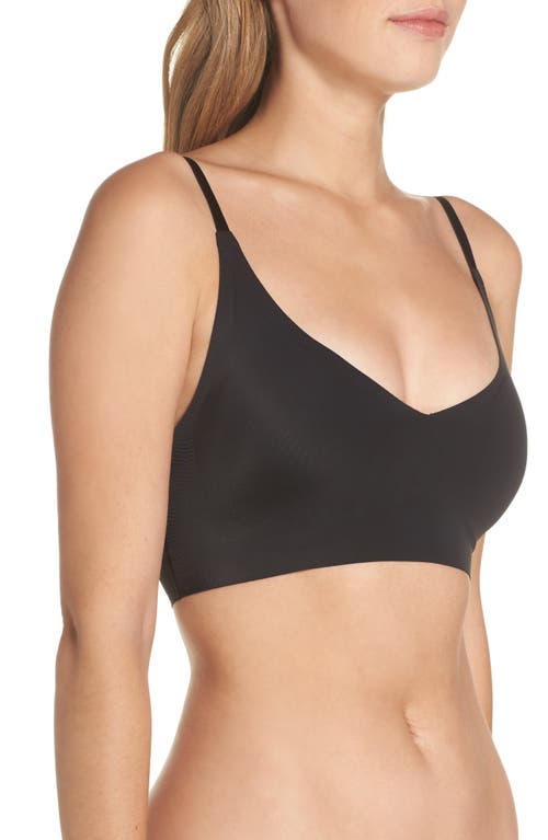 True & Co. True Body Triangle Convertible Strap Bralette In Black