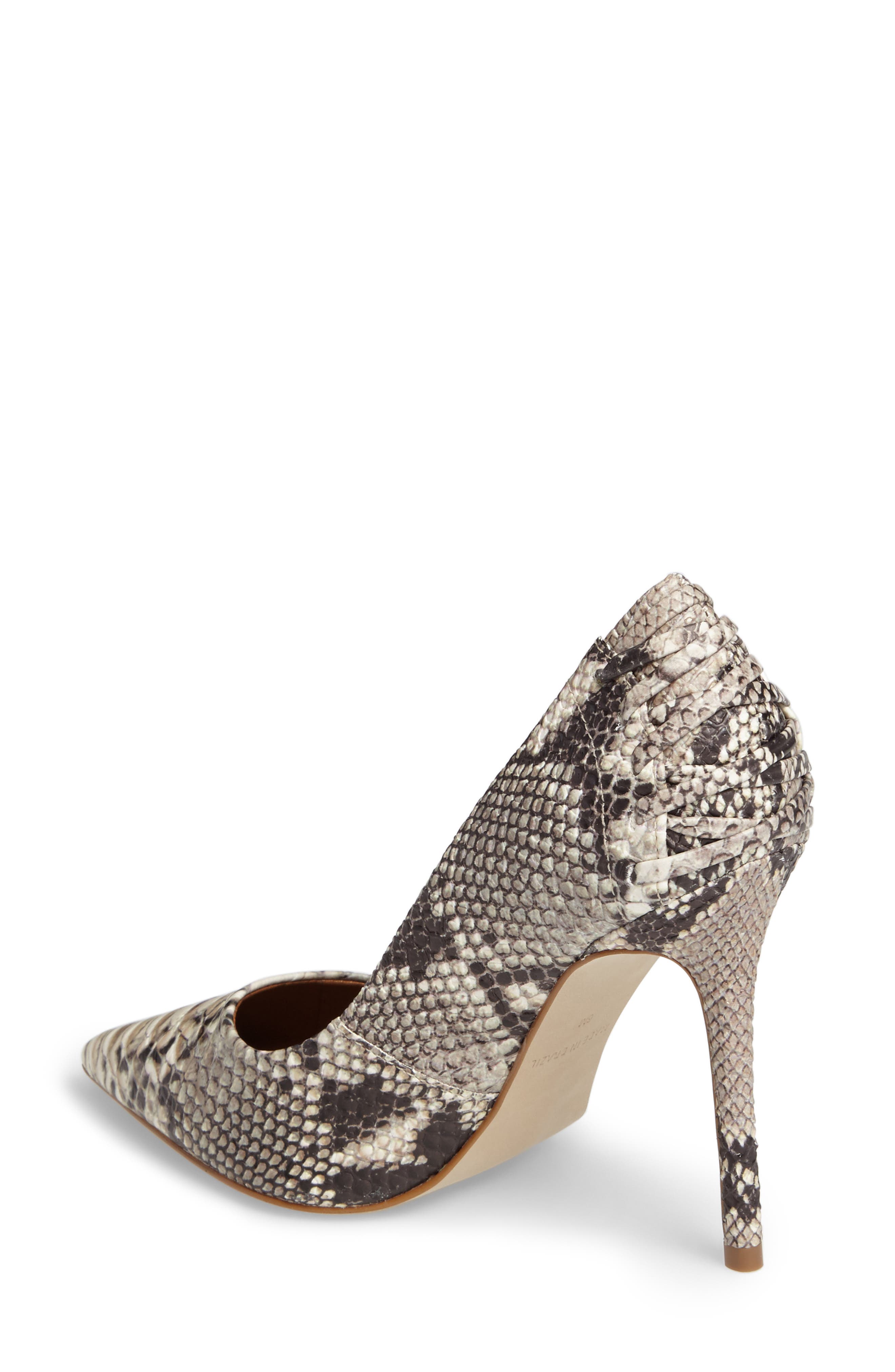 Paiton Laced Heel Pump, Alternate, color, NATURAL SNAKE