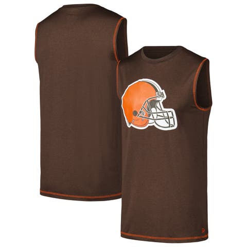 Men's New Era Brown Cleveland Browns Tank Top