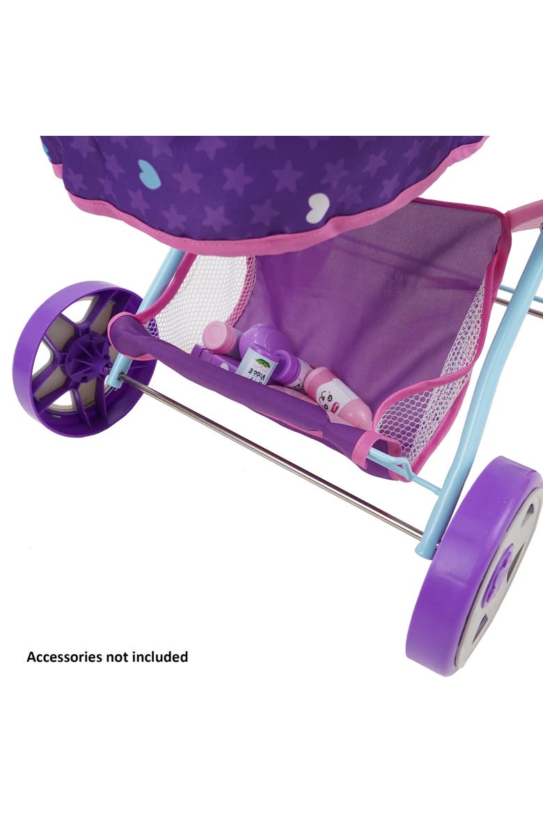 Mermaid Doll Pram, Alternate, color, Multicolored