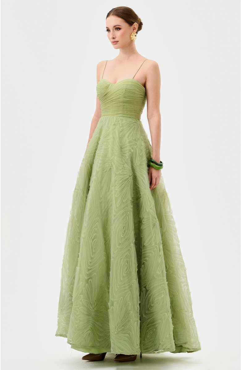 Bariano Isadora Tulle Ball Gown, Alternate, color,