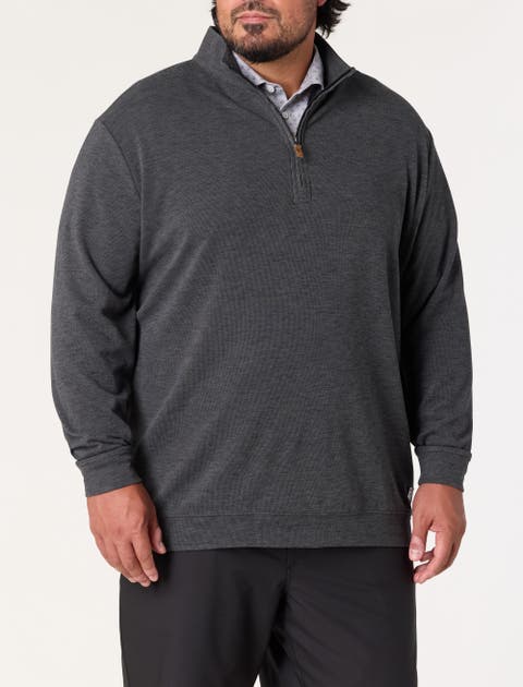 Big & Tall Cloud 1/4-Zip Sweater