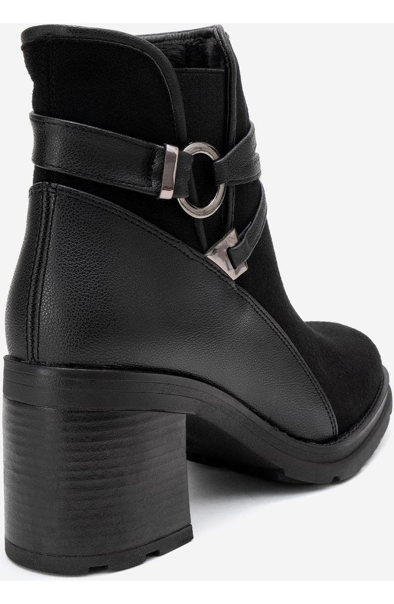 Prologue Shoes Wern Block Heel Ankle Boot, Alternate, color, Black Suede