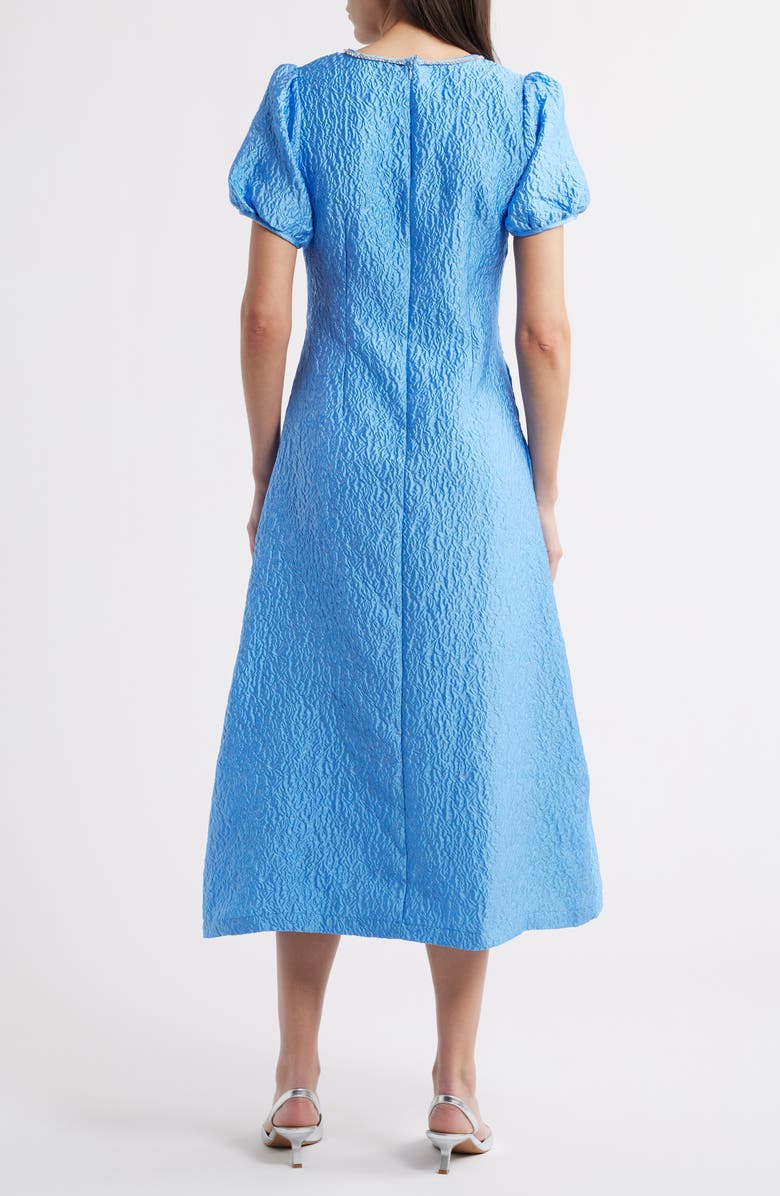 Sister Jane Reef Jacquard Midi Dress, Alternate, color, Blue