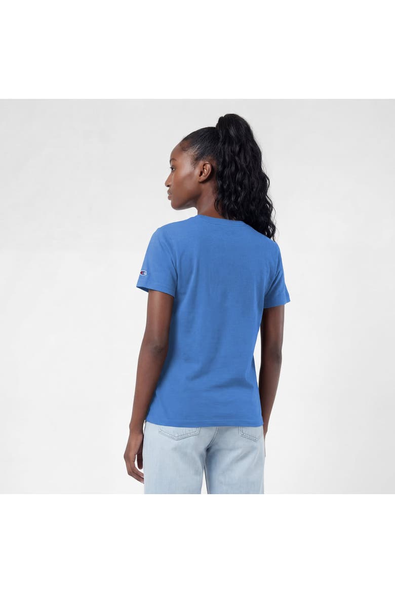 Women's Champion  Blue Detroit Lions Logo T-Shirt, Alternate, color, Blue