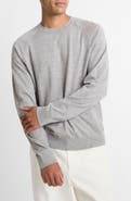 Vince Merino Wool & Cashmere Crewneck Sweater