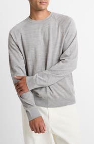 Vince Merino Wool & Cashmere Crewneck Sweater