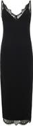 PHILIPP PLEIN Shiny Rib Maxi Tank Dress Lace Women