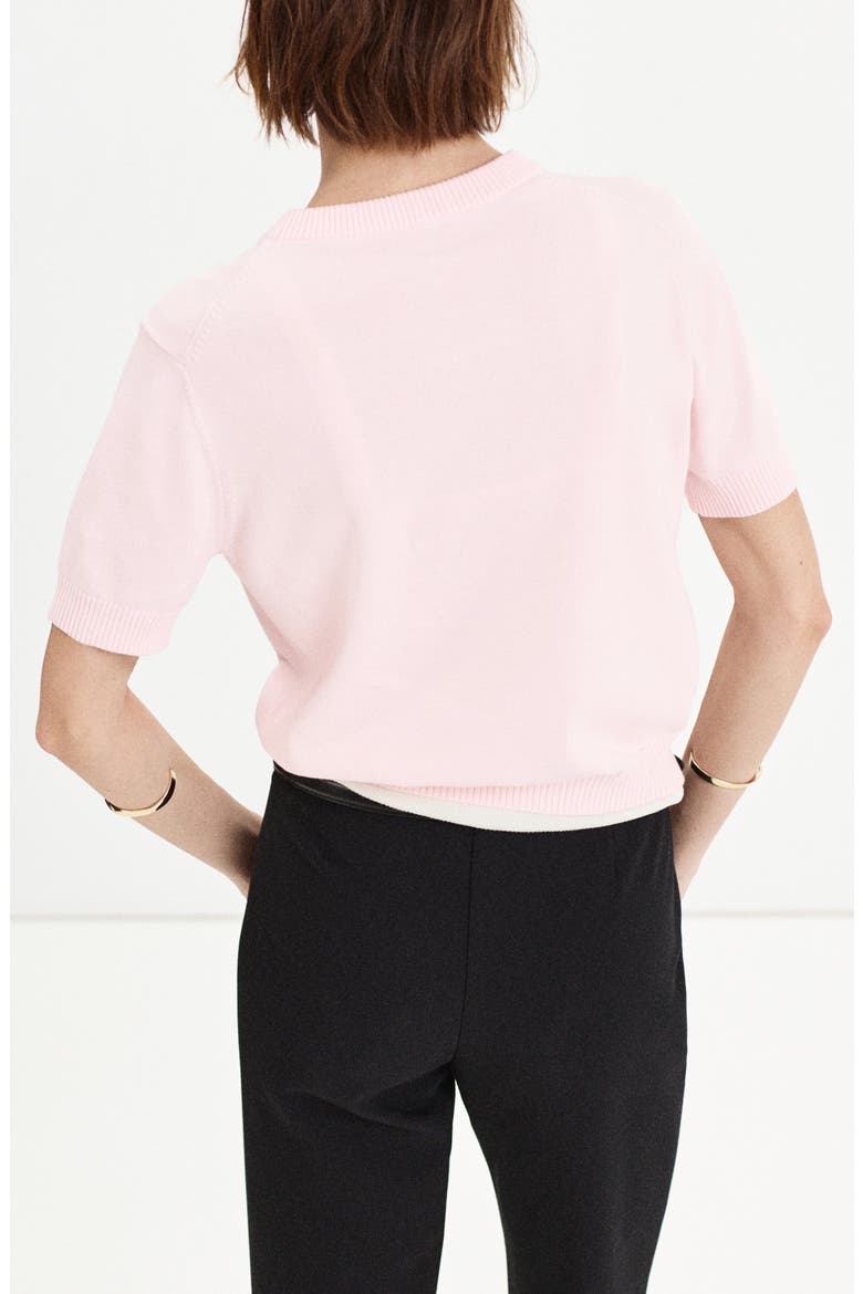 V-Neck Sweater, Alternate, color, LIGHT PINK
