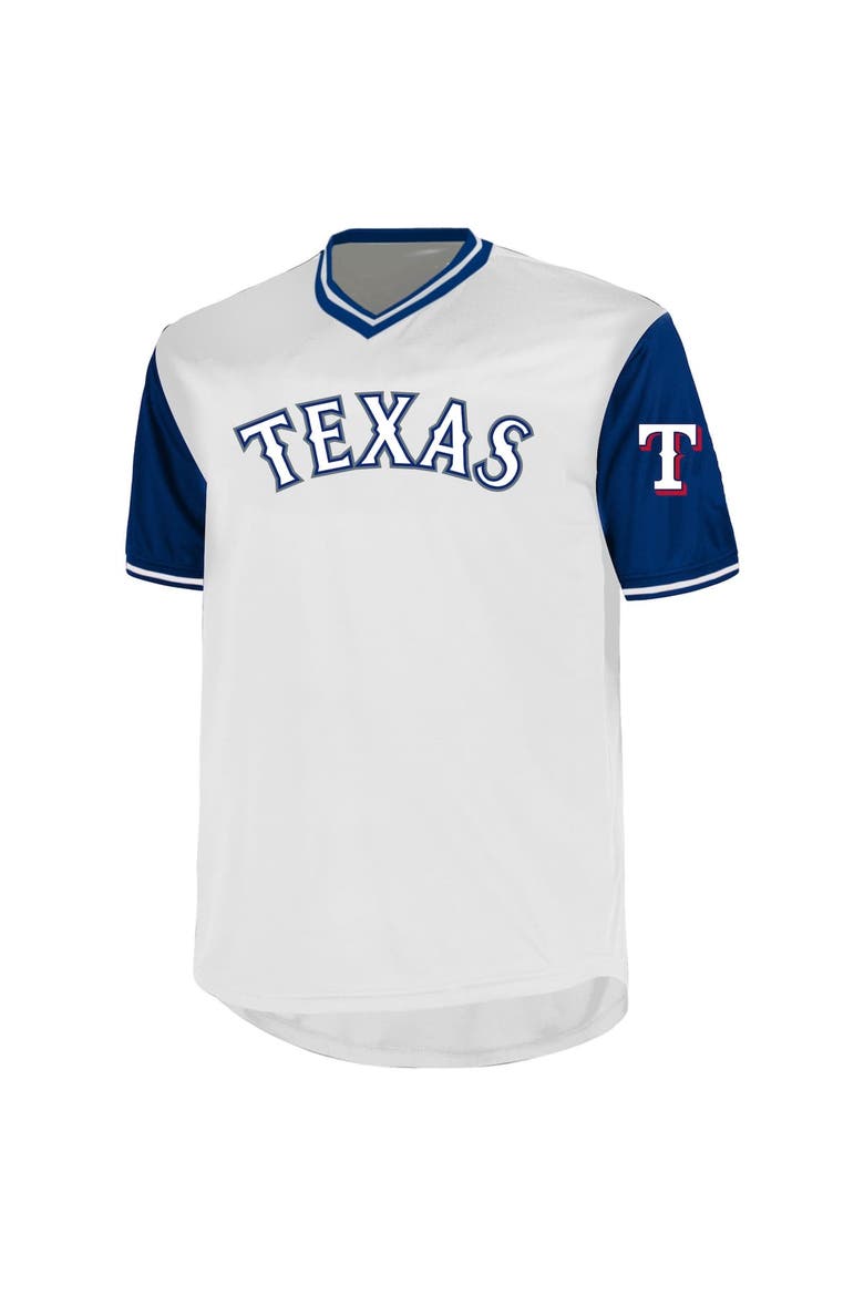 Men's Profile Corey Seager White Texas Rangers Big & Tall Name & Number Birdeye V-Neck T-Shirt, Alternate, color, White