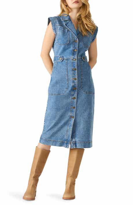 Steve Madden Julieta Denim Midi Dress