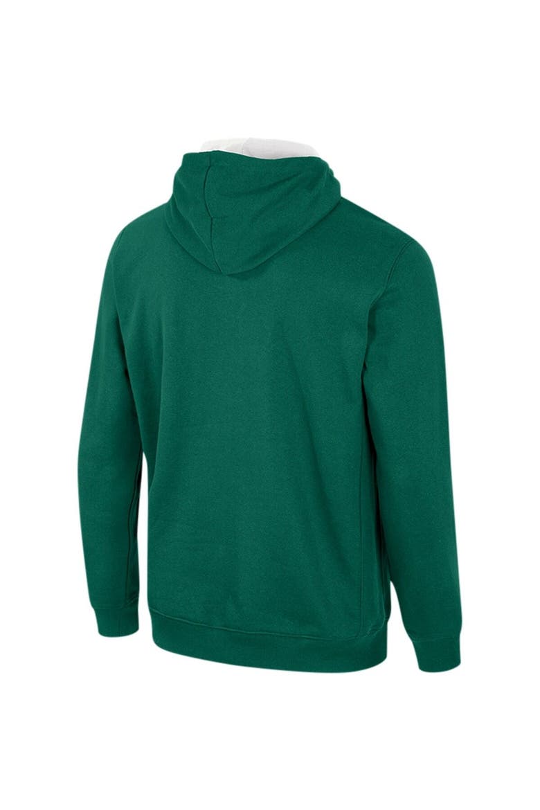 Men's Colosseum Green Ohio Bobcats Team Half-Zip Pullover Hoodie, Alternate, color, Green