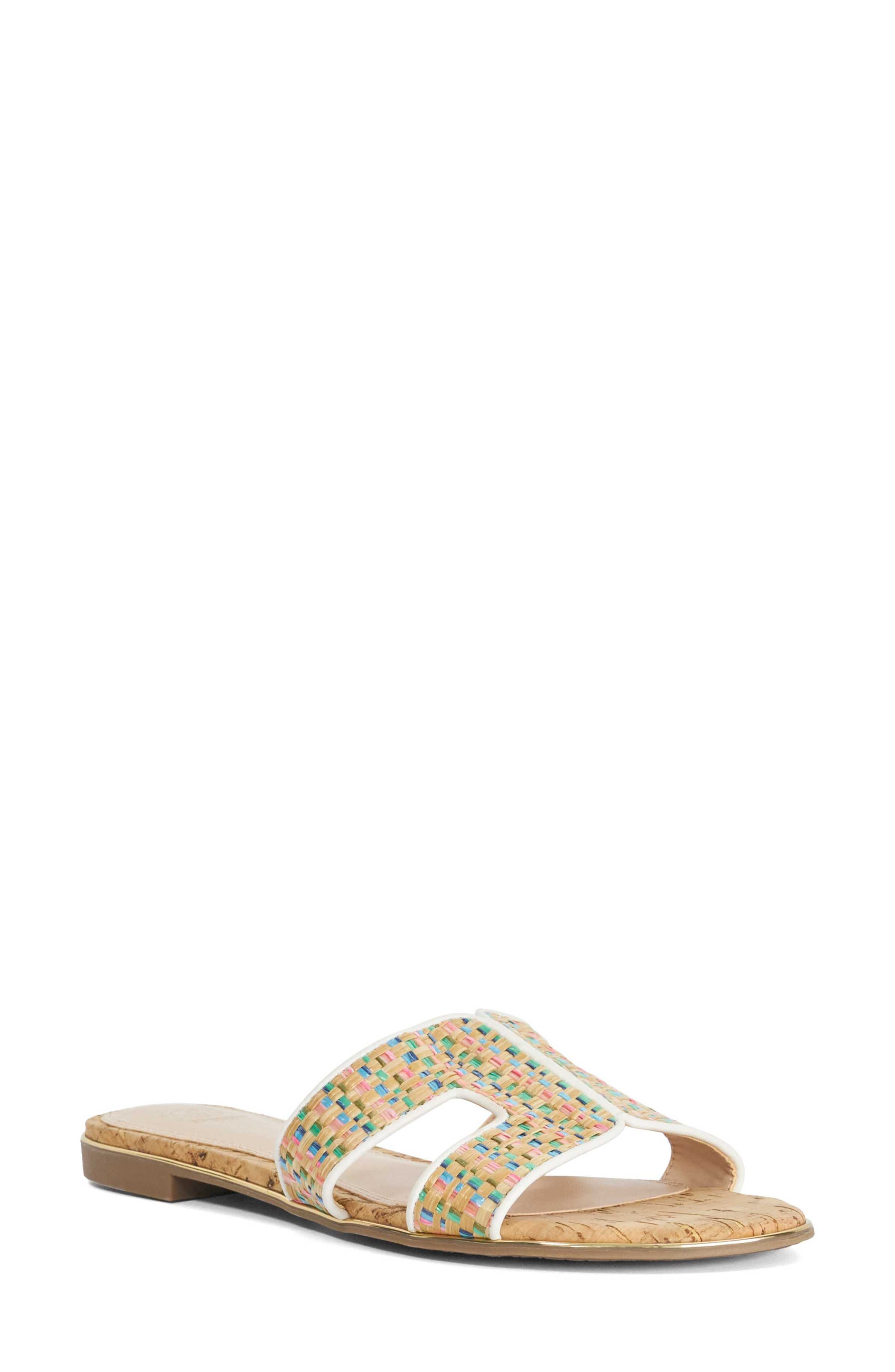 Dune London Ludlowss Raffia Slide Sandal