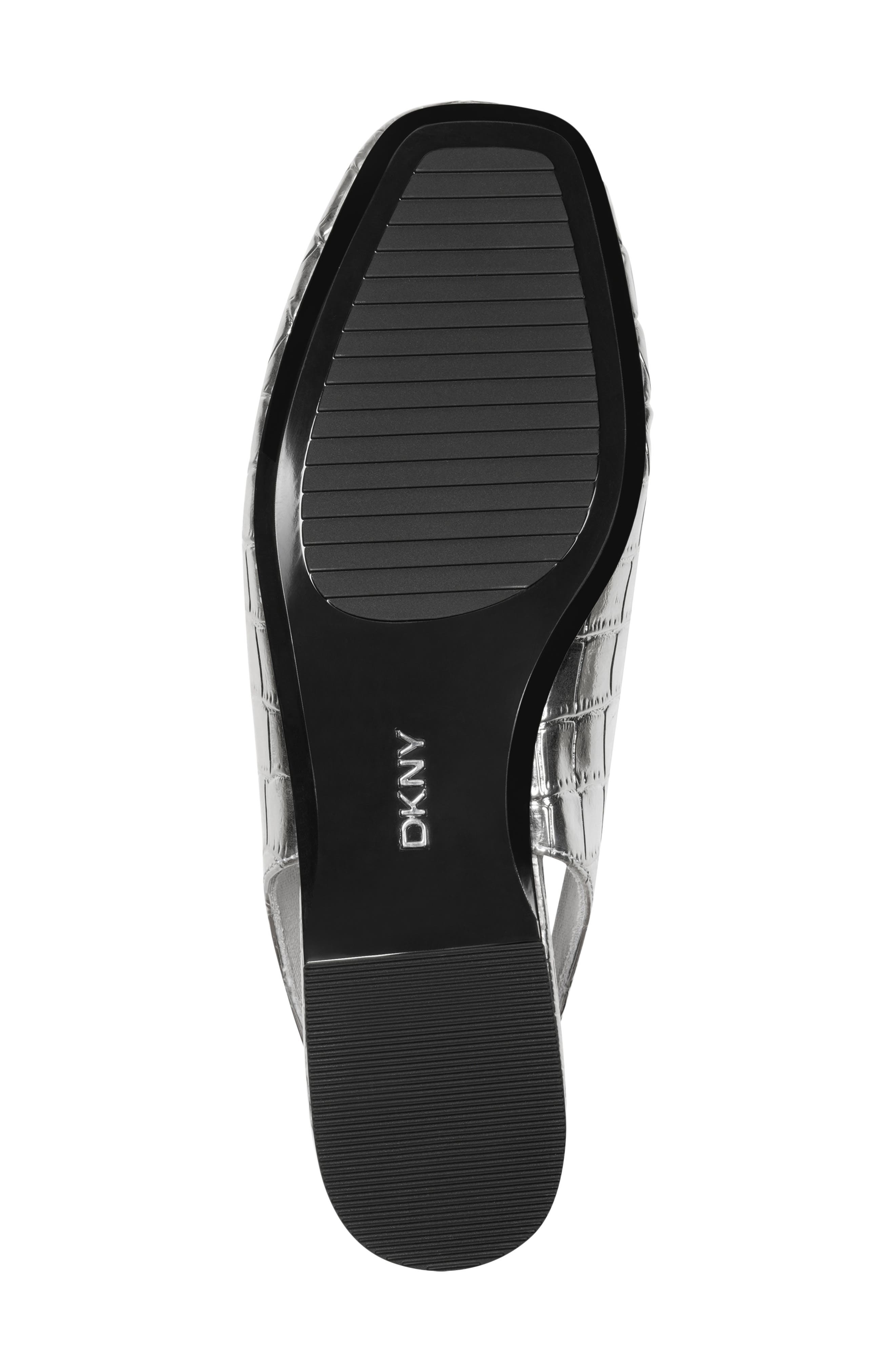 DKNY Darrow Slingback Flat, Alternate, color, Silver