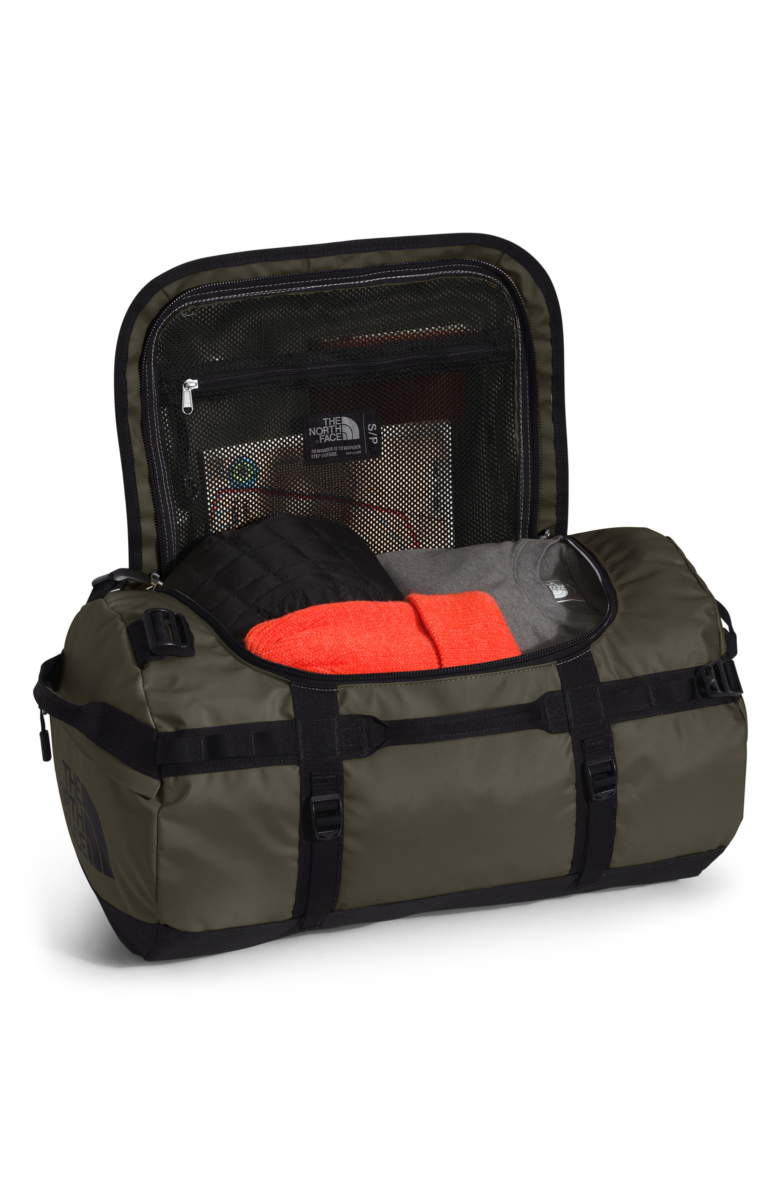 Base Camp 50L Duffle Bag, Alternate, color, NEW TAUPE GREEN/ TNF BLACK