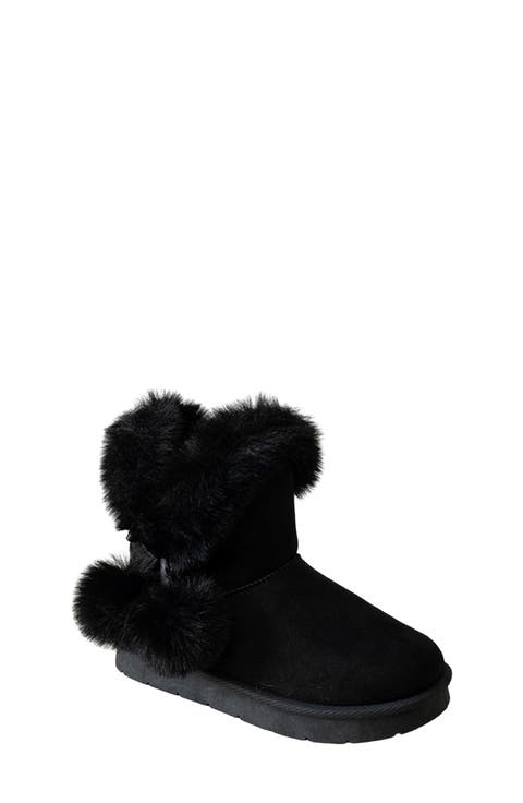 Kids' Faux Fur Trim Boot