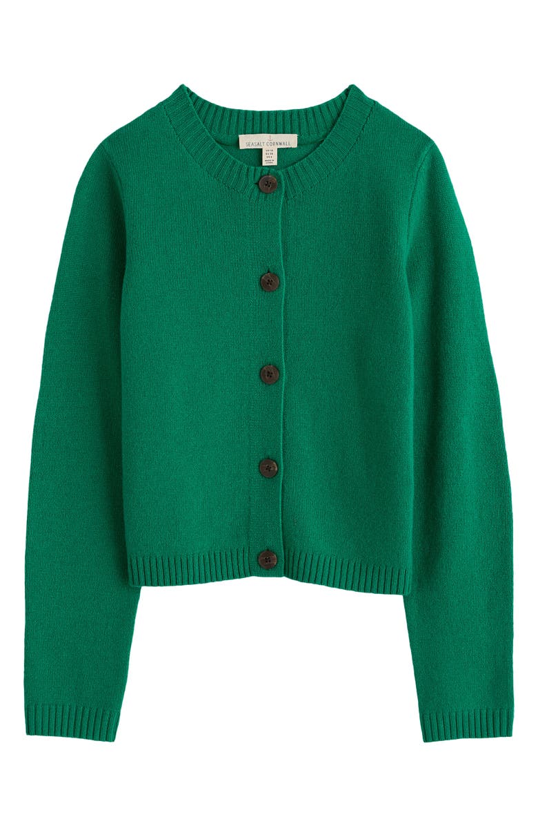 Seasalt Cornwall Tern Tide Merino Wool Blend Cardigan, Main, color, Knit Melange Glade