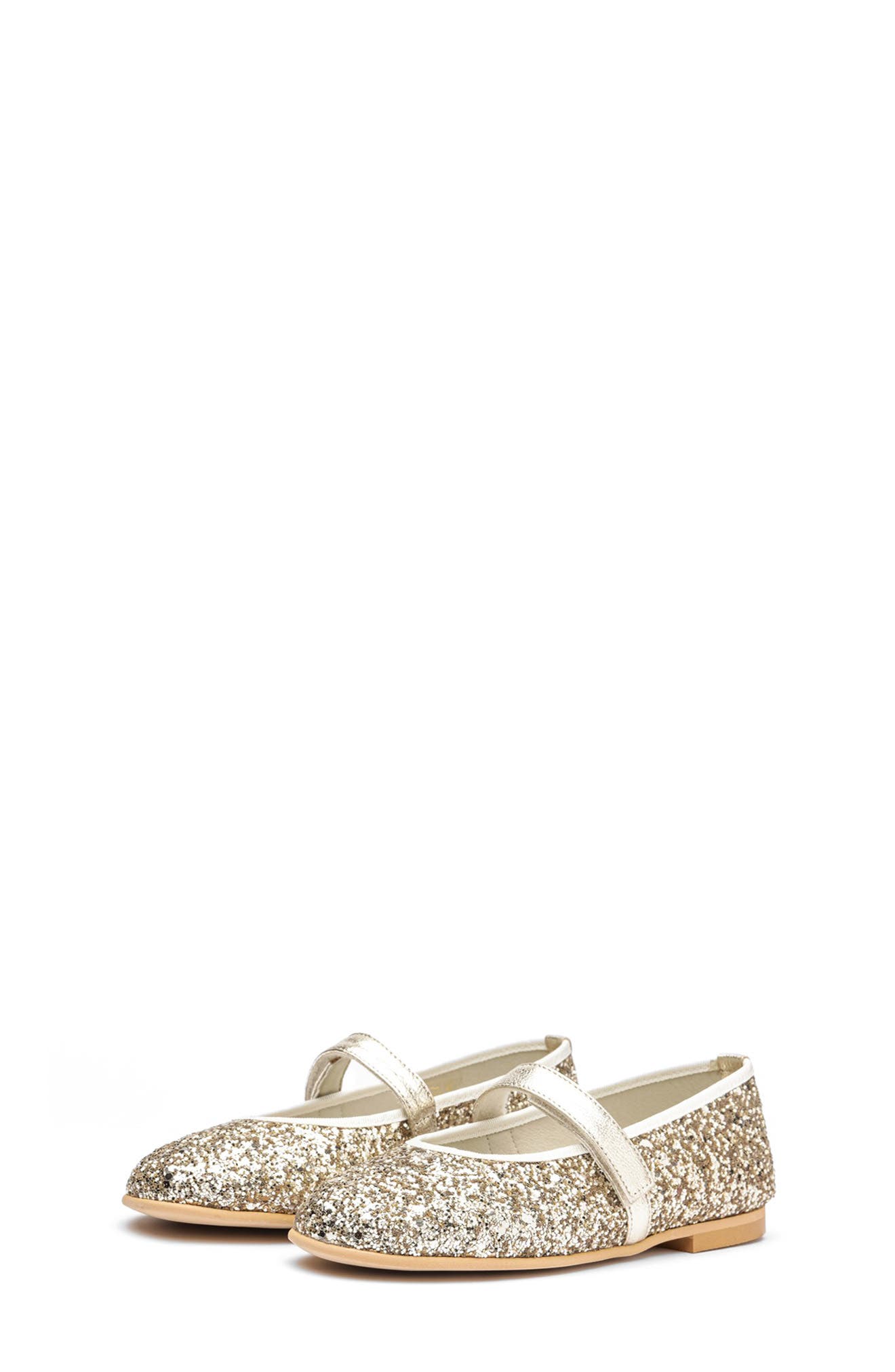 Kids' Glitter Mary Jane, Alternate, color, GOLD