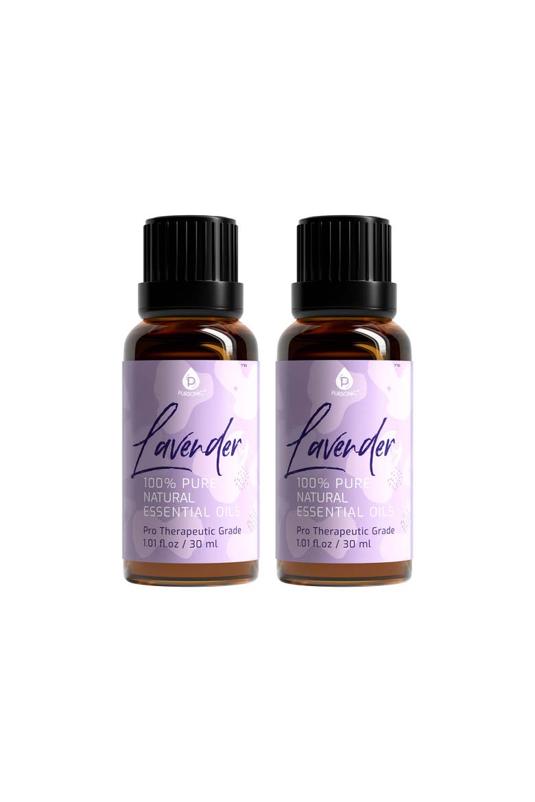 100% Natural Lavender Essential Oils, Pro Therapeutic Grade - 2 Count 30ML Each, Main, color, Purple