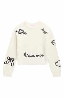 Kids' L'amour Embroidered Sweater