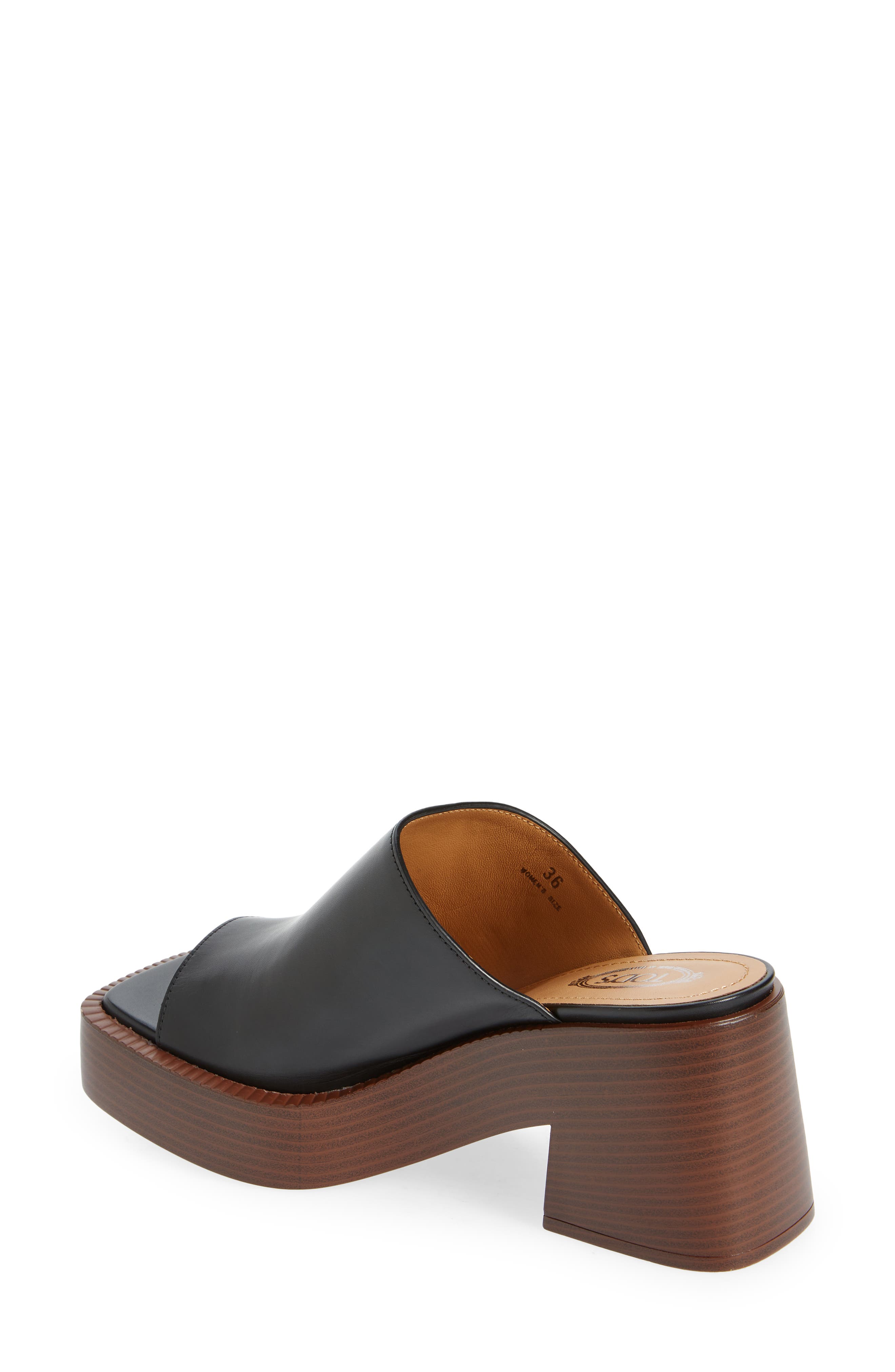 Tod's Gomma Square Toe Platform Sandal (Women) | Nordstromrack