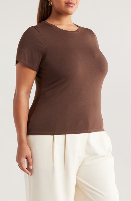 Nordstrom Crewneck T-shirt In Brown