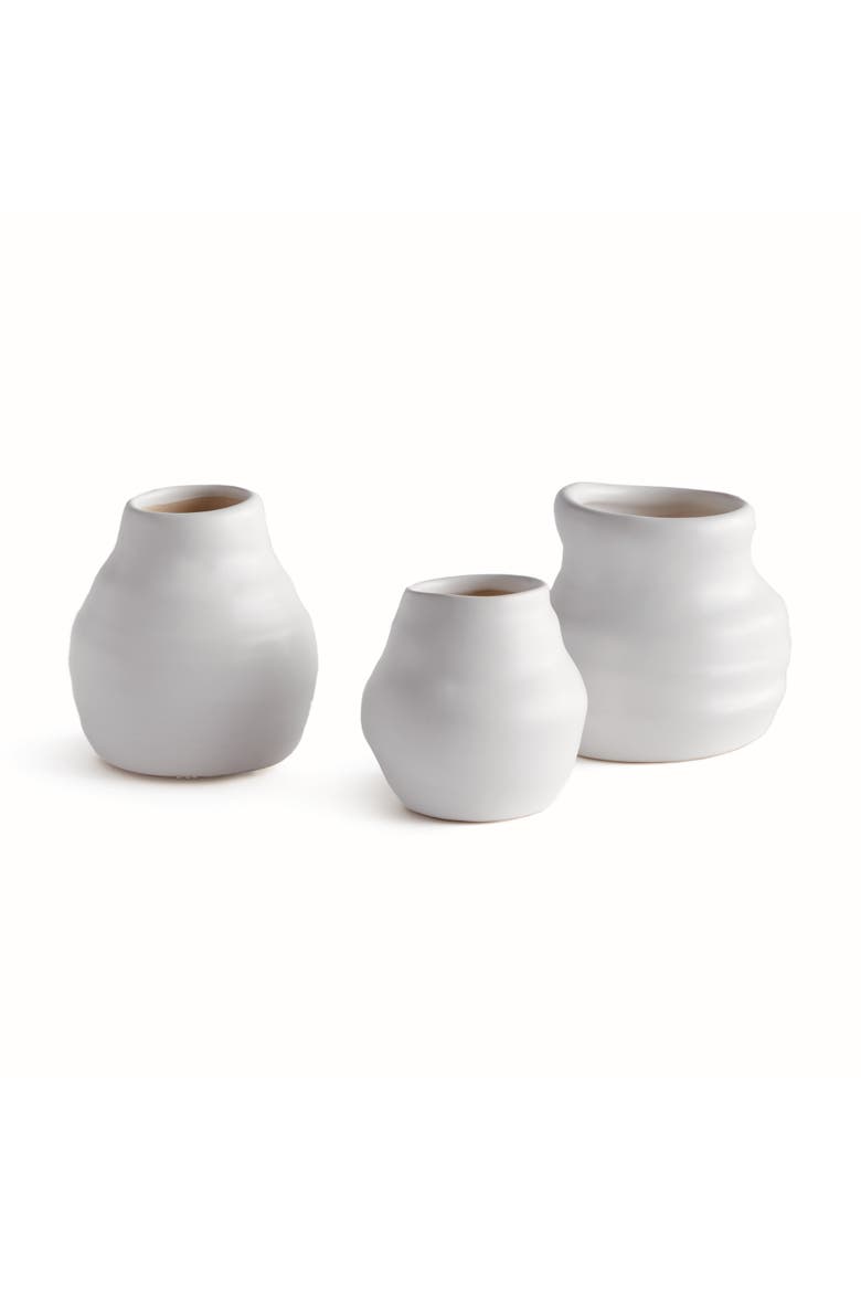 Tabitha Bud Vases Set of 3, Main, color, White
