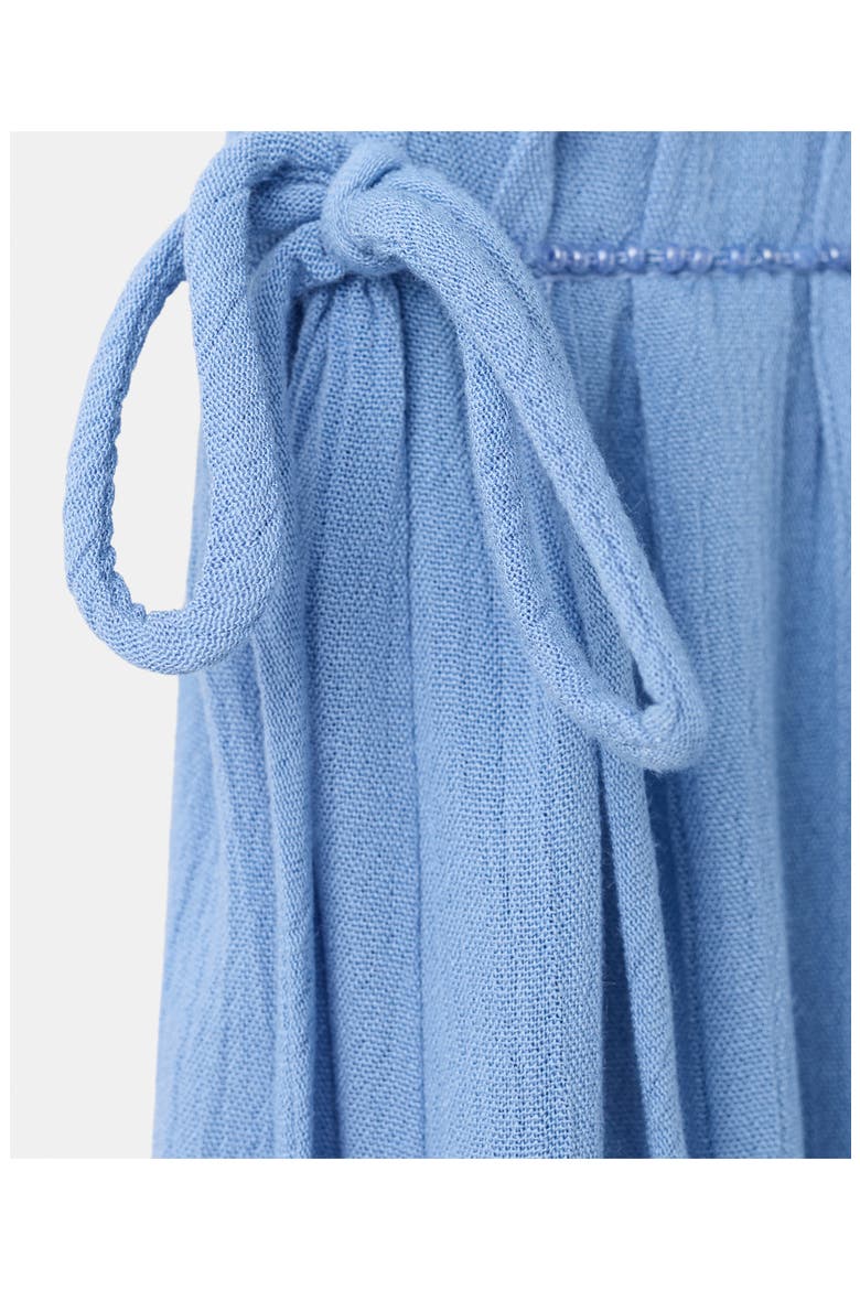 Beaded Detail Long Dress, Alternate, color, SKY BLUE