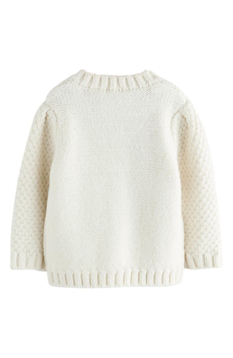 NEXT Kids' Chunky Button-Up Cardigan, Alternate, color, Neutral