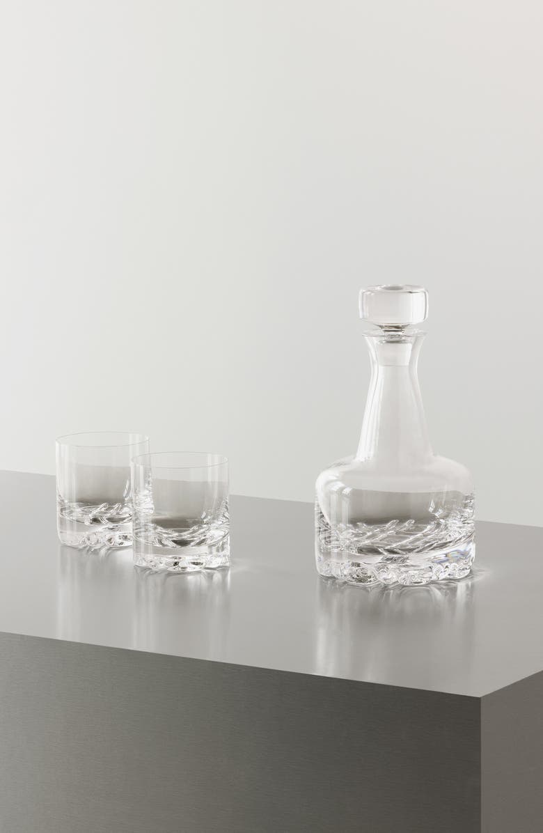 Orrefors Erik Crystal Decanter & Tumbler Set, Alternate, color,