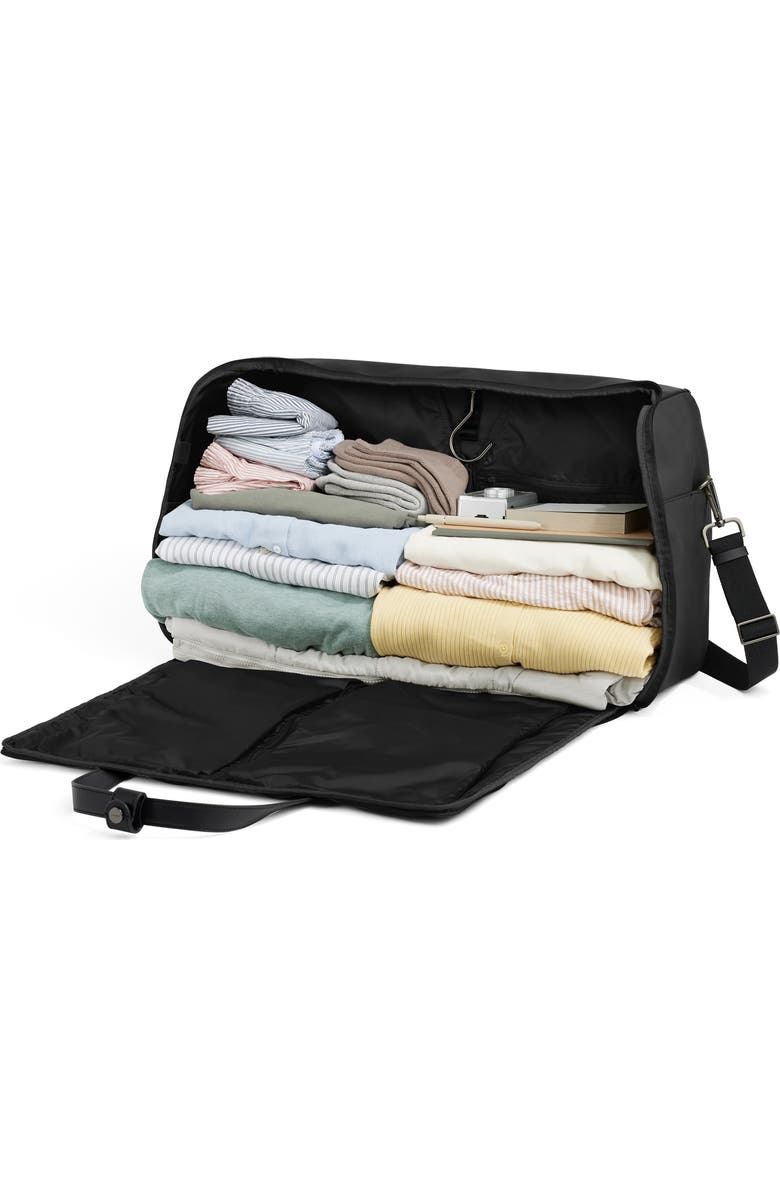 Away Garment Duffle, Alternate, color, Jet Black